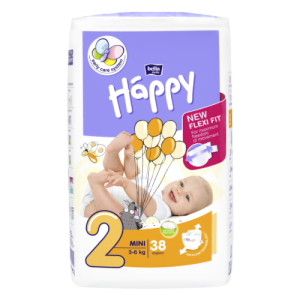 HAPPY Detské plienkové nohavičky 3-6 kg mini 38 kusov