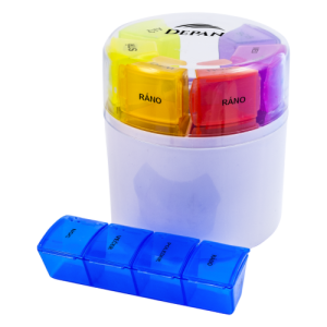 DEPAN Cube týždenný dávkovač liekov 1 kus