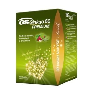 GS Ginkgo 60 premium 60 + 30 tabliet ZADARMO